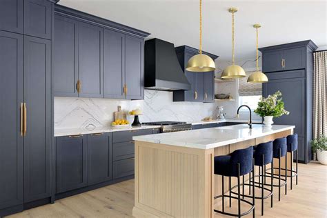 navy kitchen cabinet design ideas.